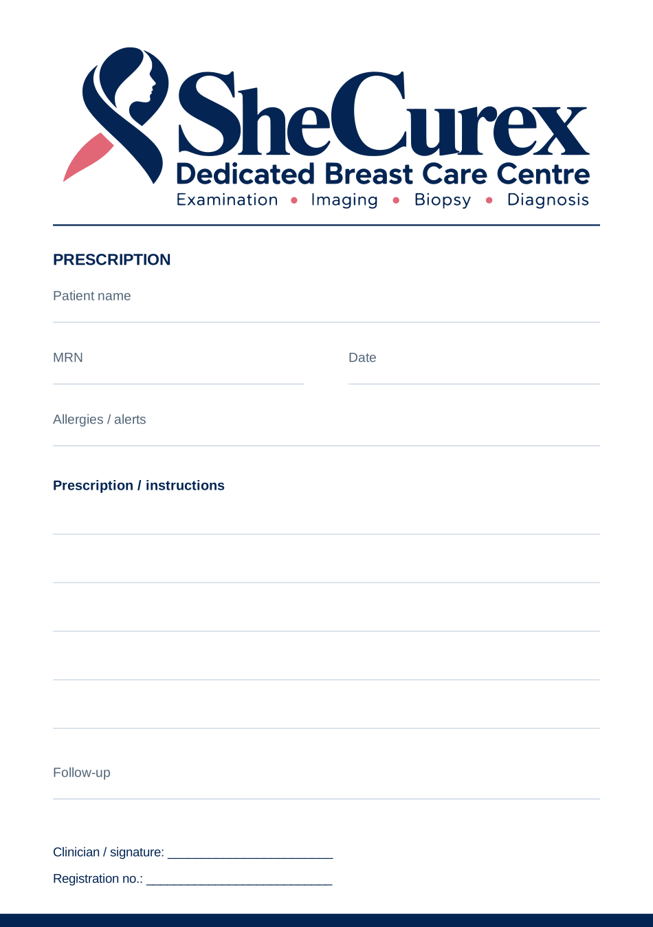 Prescription pad